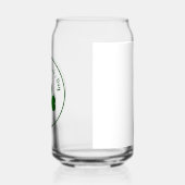 聖パトリックの日グリーンシャムロックラッキークローバー ガラス缶 (左)