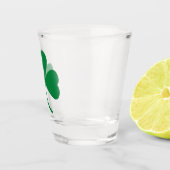 聖パトリックの日グリーンシャムロックリーフ ショットグラス (右)