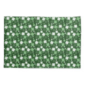 聖パトリックの日グリーンシャムロック 枕カバー (裏面)