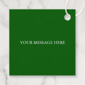 聖パトリックの日グリーンレインボー&神のポット フェイバータグ (裏面)