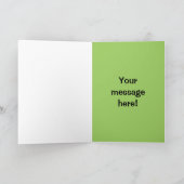 聖パトリックの日コルギ・レプレシャン犬の子犬ドギー カード (内部)