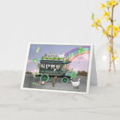 聖パトリックの日シャムロッカーオムニバスカード カード (黄色い花)