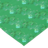 聖パトリックの日シャムロックカーリーグリーン テーブルクロス (アングル)