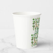 聖パトリックの日シャムロッククローバー – Lucky & Festival 紙コップ (右)