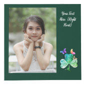 聖パトリックの日シャムロックバタフライフォトキューブ フォトキューブ (右)