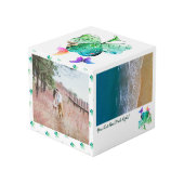 聖パトリックの日シャムロックバタフライフォトキューブ フォトキューブ (裏面アングル)