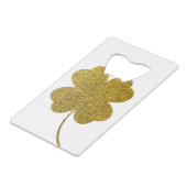 聖パトリックの日シャムロック クレジットカード栓抜き (裏面アングル)