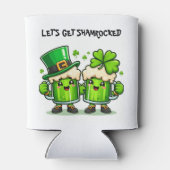 聖パトリックの日シャンプルグリーンビールを手に入れよう 缶クーラー (裏面)