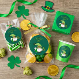 聖パトリックの日ステッカー ラウンドシール