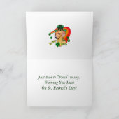 聖パトリックの日ダシュント カード (内部)