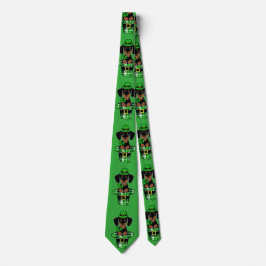 聖パトリックの日ダックスシュント漫画4タイ ネクタイ