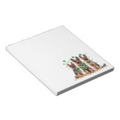 聖パトリックの日ドイツ羊飼い犬 ノートパッド (アングル)