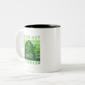 聖パトリックの日パイピングホットアイリッシュマン ツートーンマグカップ (正面左)