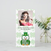 聖パトリックの日フクロウ シーズンカード (スタンド正面)