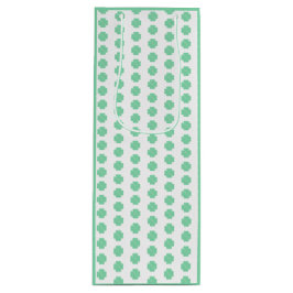 聖パトリックの日ラッキーグリーンクローバーシャムロック ワインギフトバッグ