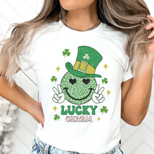 聖パトリックの日ラッキーチャームシャツラッキー Tシャツ