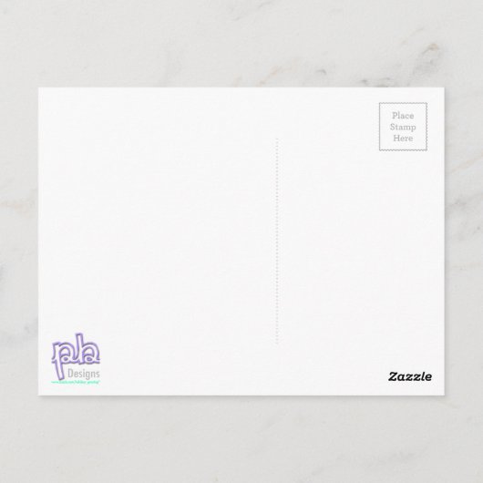 聖パトリックの日ラッキー安全ピンポストカードを取得 ポストカード (裏面)