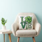 聖パトリックの日ラブクリップアートクロア クッション (椅子)