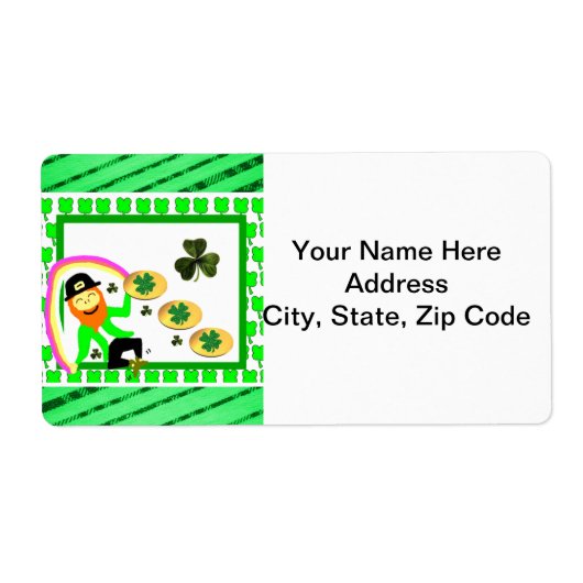 聖パトリックの日ラベル ラベル (正面)