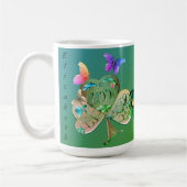 聖パトリックの日レプレショーン(名前あり) コーヒーマグカップ (左)