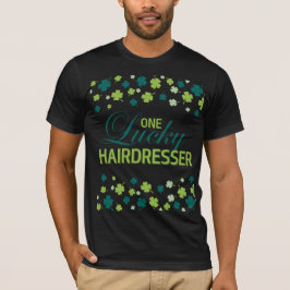 聖パトリックの日ワンラッキーヘアドライザークローバー Tシャツ