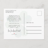 聖パトリックの日写真妊娠 案内ポストカード (裏面)