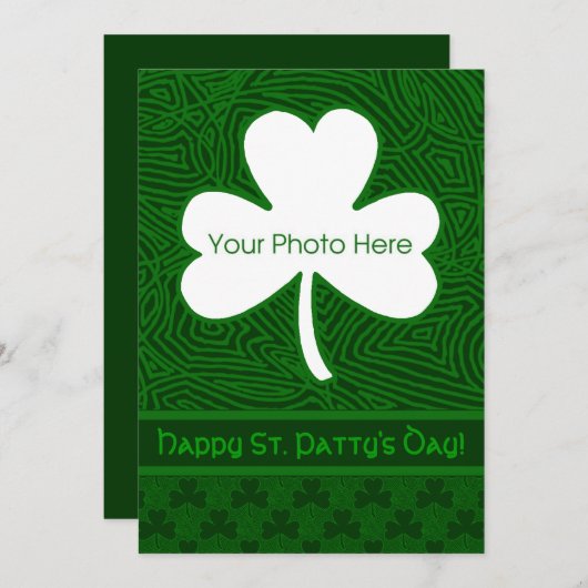 聖パトリックの日写真 (正面/裏面)
