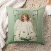 聖パトリックの日天使 クッション (ブランケット)