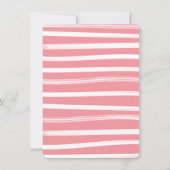 聖パトリックの日女の子1st誕生日ラッキーワン 招待状 (裏面)