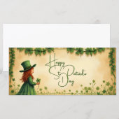 聖パトリックの日娘とシャムロック (正面/裏面)