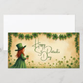 聖パトリックの日娘とシャムロック (正面/裏面)