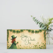 聖パトリックの日娘とシャムロック (スタンド正面)