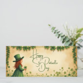 聖パトリックの日娘とシャムロック (スタンド正面)