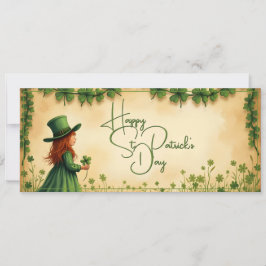 聖パトリックの日娘とシャムロック