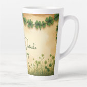 聖パトリックの日娘とシャムロック カフェラテマグ (右)