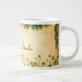 聖パトリックの日娘とシャムロック ジャンボコーヒーマグカップ (右)