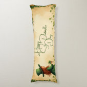 聖パトリックの日娘とシャムロック ボディピロー (正面縦)