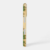 聖パトリックの日娘とシャムロック iPhone 16ケース (右側面)