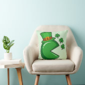"聖パトリックの日枕 – おもしろい緑の漫画 クッション (椅子)