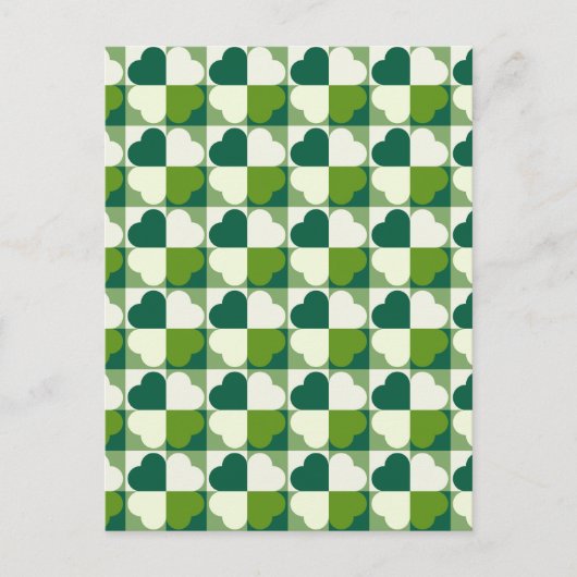 聖パトリックの日柄 シーズンポストカード (正面)