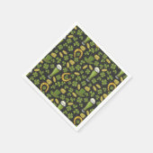 聖パトリックの日柄 スタンダードカクテルナプキン (角)