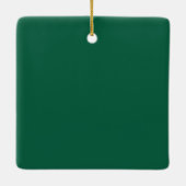 聖パトリックの日柄 セラミックオーナメント (裏面)