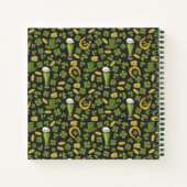 聖パトリックの日柄 ノートブック (裏面)