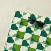 聖パトリックの日柄 ビーチタオル (インサイチュ)