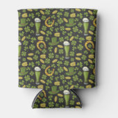 聖パトリックの日柄 缶クーラー (正面)