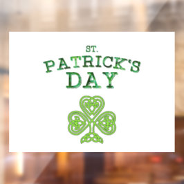 聖パトリックの日窓にしがみつく ウィンドウサイン