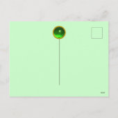 聖パトリックの日 – アイルランドの女の子アゲートモノグラム シーズンポストカード (裏面)