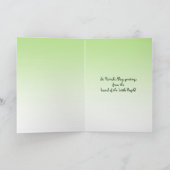 聖パトリックの日：ウッドランドの道 カード (内部)