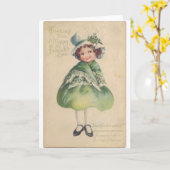 聖パトリックの日 カード (黄色い花)