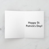 聖パトリックの日 カード (内部)